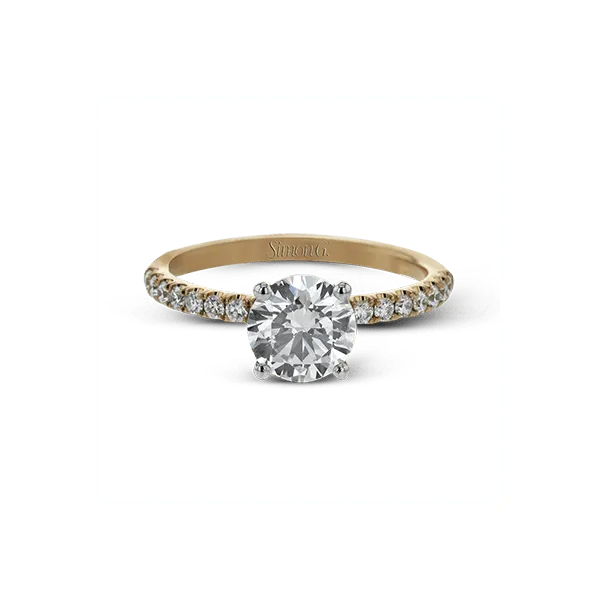 18k Rose Gold Semi-mount Engagement Ring Image 2 Diamond Showcase Longview, WA