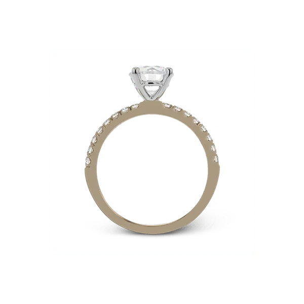 18k Rose Gold Semi-mount Engagement Ring Image 3 Diamond Showcase Longview, WA