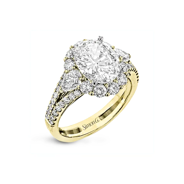 18k Yellow Gold Semi-mount Engagement Ring Diamond Showcase Longview, WA