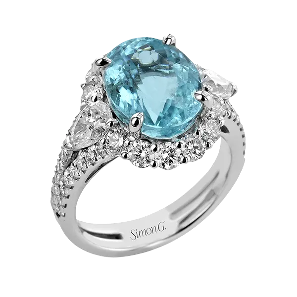 18k White Gold Gemstone Fashion Ring Diamond Showcase Longview, WA