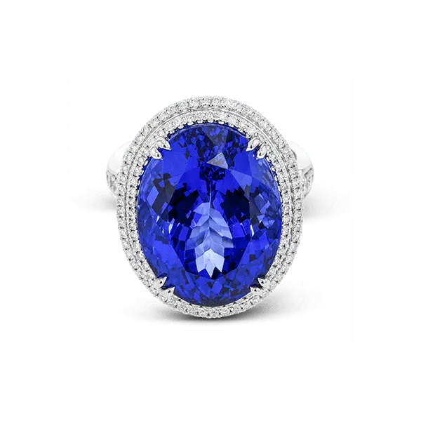 18k White & Rose Gold Gemstone Fashion Ring Image 2 Diamond Showcase Longview, WA