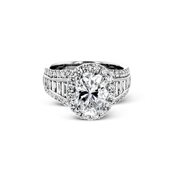 Platinum Semi-mount Engagement Ring Image 2 Diamond Showcase Longview, WA