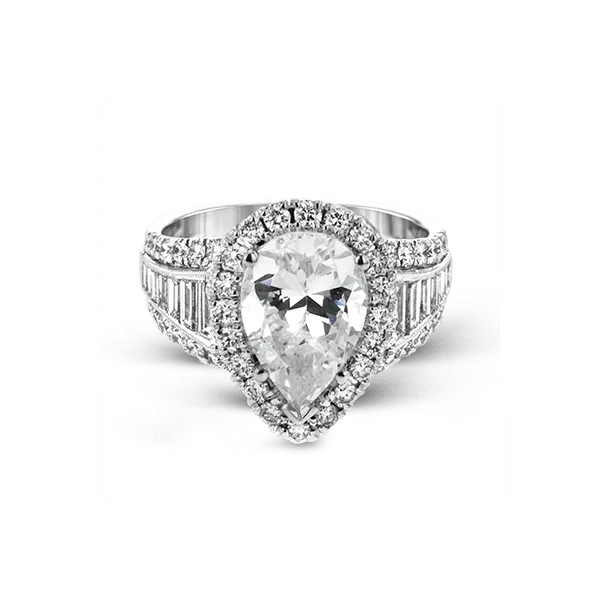 18k White Gold Semi-mount Engagement Ring Image 2 James & Williams Jewelers Berwyn, IL