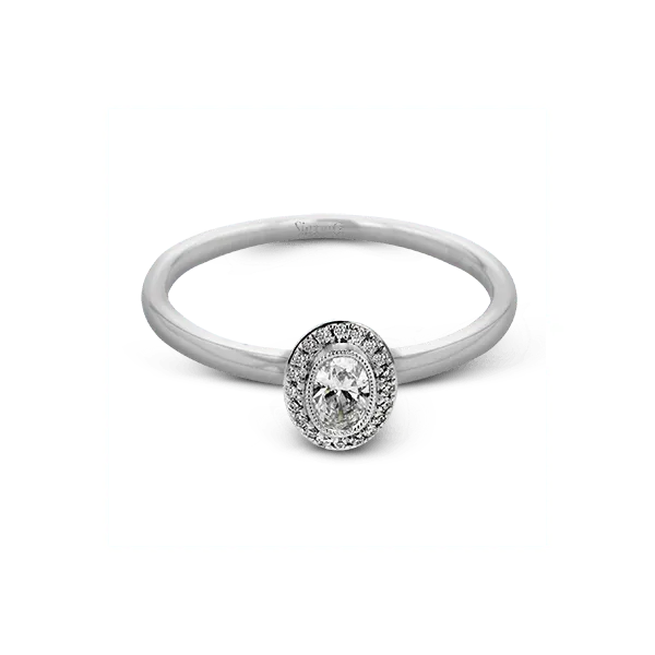 18k White Gold Semi-mount Engagement Ring Image 2 Diamond Showcase Longview, WA