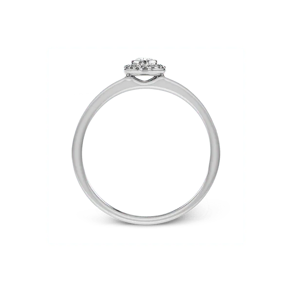 18k White Gold Semi-mount Engagement Ring Image 3 Diamond Showcase Longview, WA