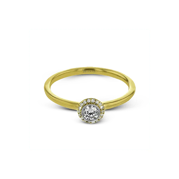 18k Yellow Gold Semi-mount Engagement Ring Image 2 Diamond Showcase Longview, WA