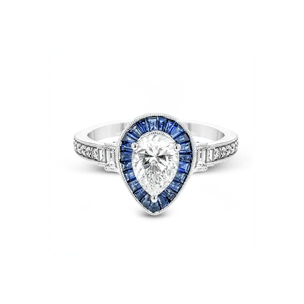 18k White Gold Semi-mount Engagement Ring Image 2 Diamond Showcase Longview, WA