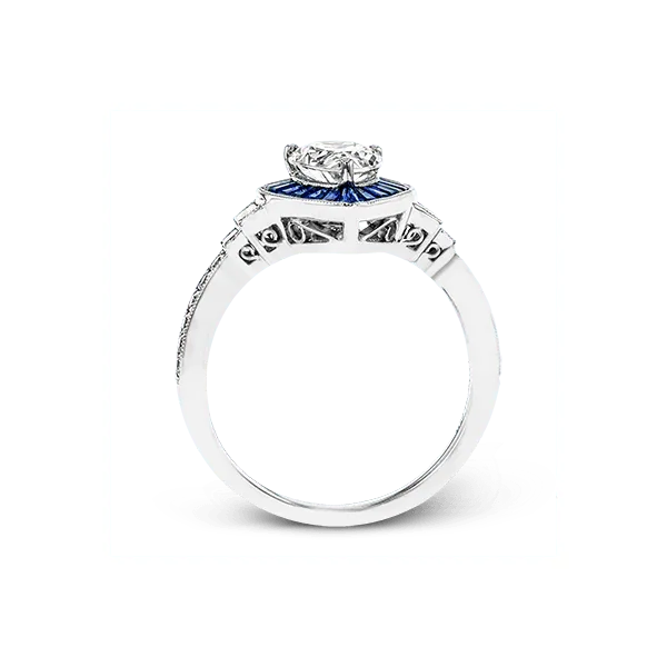 Platinum Semi-mount Engagement Ring Image 3 Diamond Showcase Longview, WA