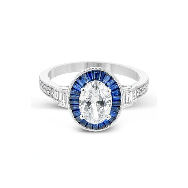 Platinum Semi-mount Engagement Ring Image 2 Diamond Showcase Longview, WA