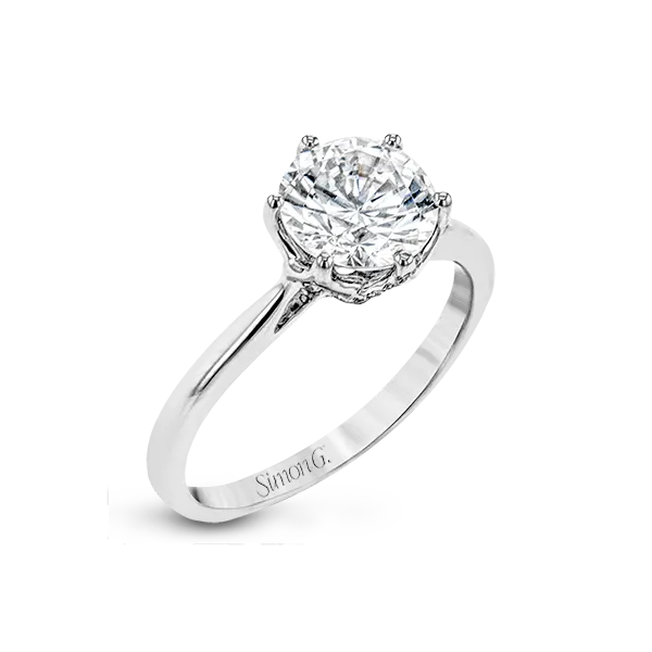 Platinum Semi-mount Engagement Ring Diamond Showcase Longview, WA