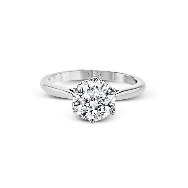 Platinum Semi-mount Engagement Ring Image 2 Diamond Showcase Longview, WA