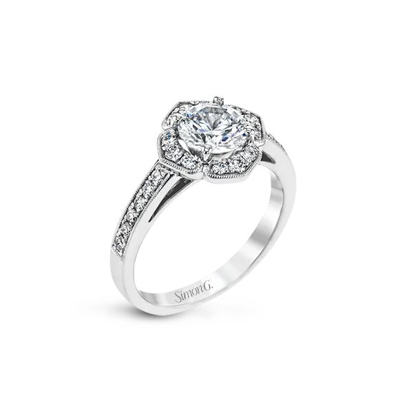 18k White Gold Semi-mount Engagement Ring Diamond Showcase Longview, WA