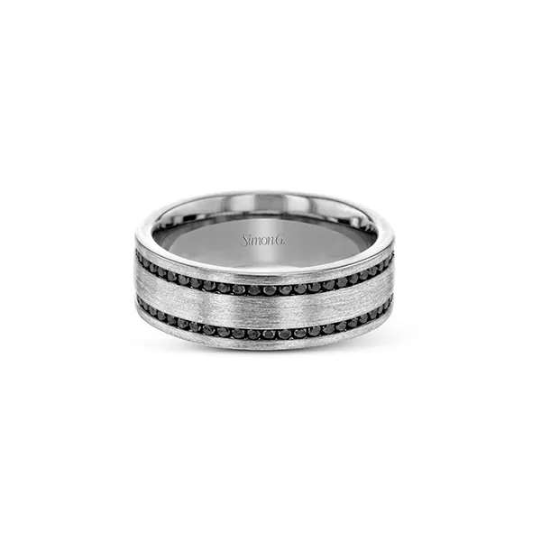 14k White Gold Men's Wedding Bands Image 2 Quenan's Fine Jewelers Georgetown, TX