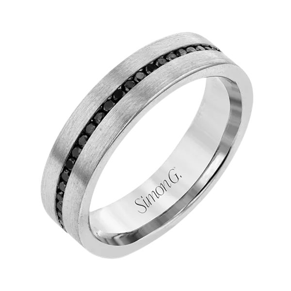 14k White Gold Men's Wedding Band James & Williams Jewelers Berwyn, IL