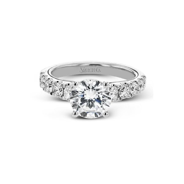 Platinum Semi-mount Engagement Ring Image 2 Diamond Showcase Longview, WA