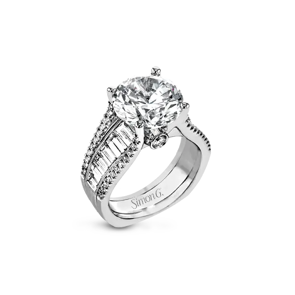 18k White Gold Semi-mount Engagement Ring Diamond Showcase Longview, WA