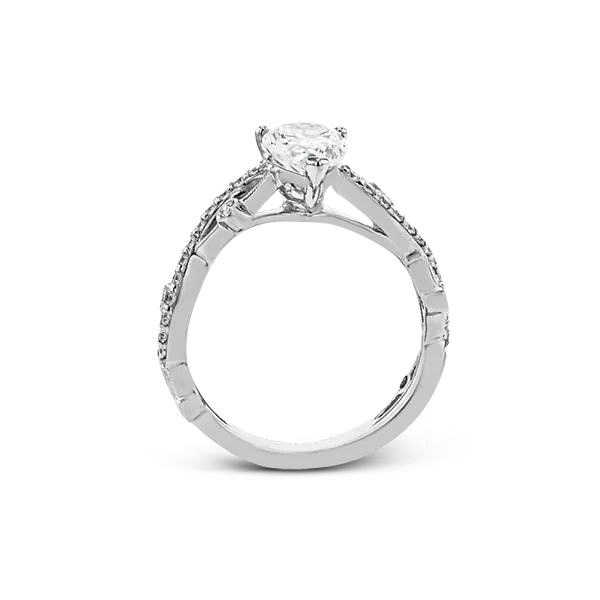 18k White Gold Semi-mount Engagement Ring Image 2 Diamond Showcase Longview, WA