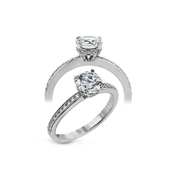 Platinum Semi-mount Engagement Ring Diamonds Direct St. Petersburg, FL