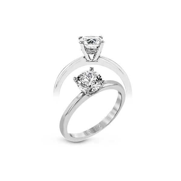 Platinum Semi-mount Engagement Ring Diamond Showcase Longview, WA