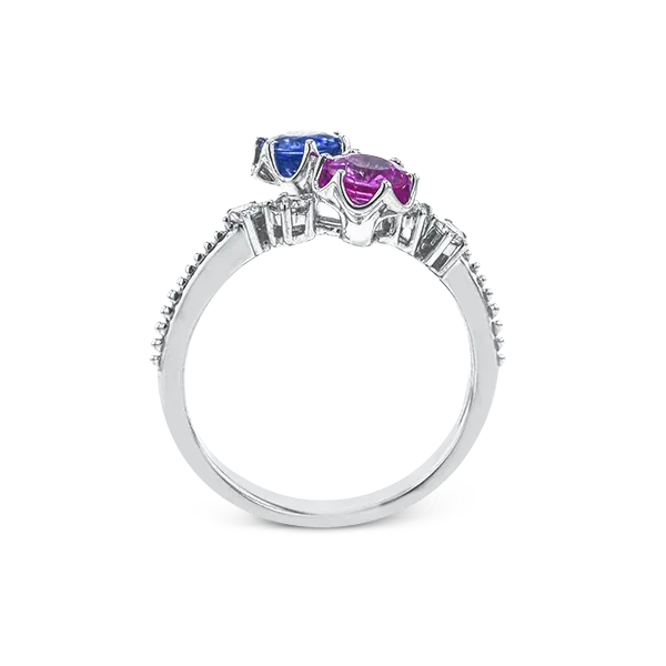 18k White Gold Gemstone Fashion Ring Image 3 Diamond Showcase Longview, WA