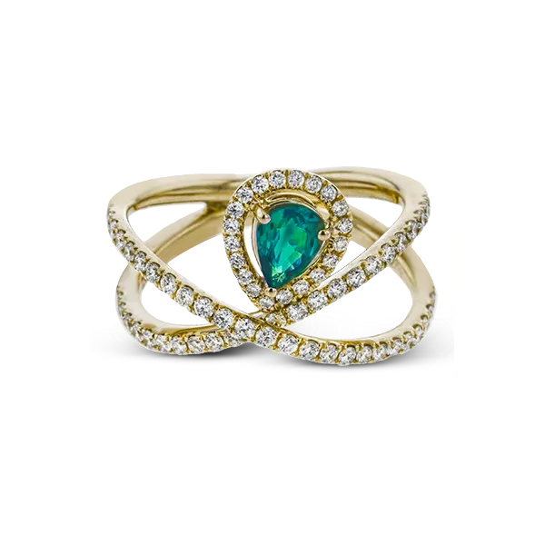 18k Yellow Gold Gemstone Fashion Ring Image 2 Diamond Showcase Longview, WA
