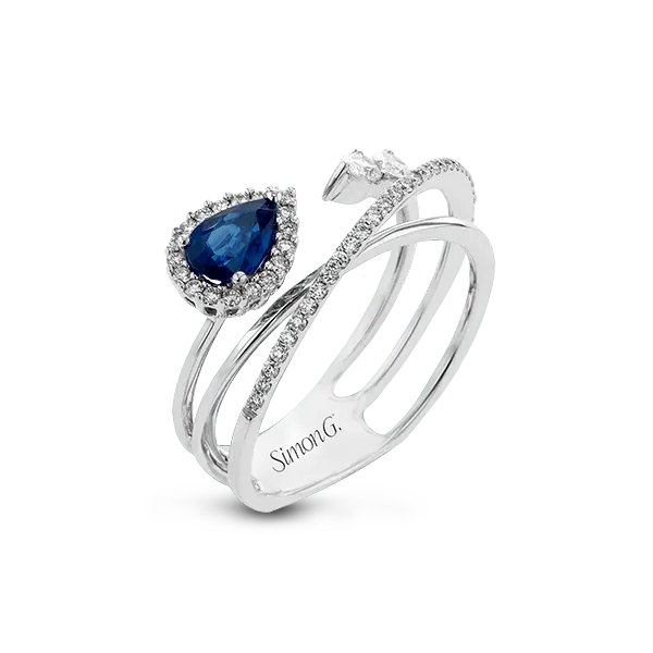 18k White Gold Gemstone Fashion Ring Diamond Showcase Longview, WA