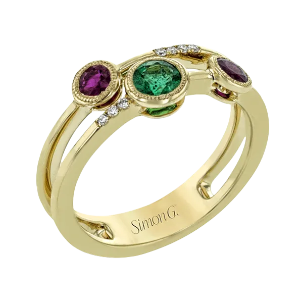 18k Yellow Gold Gemstone Fashion Ring Diamond Showcase Longview, WA