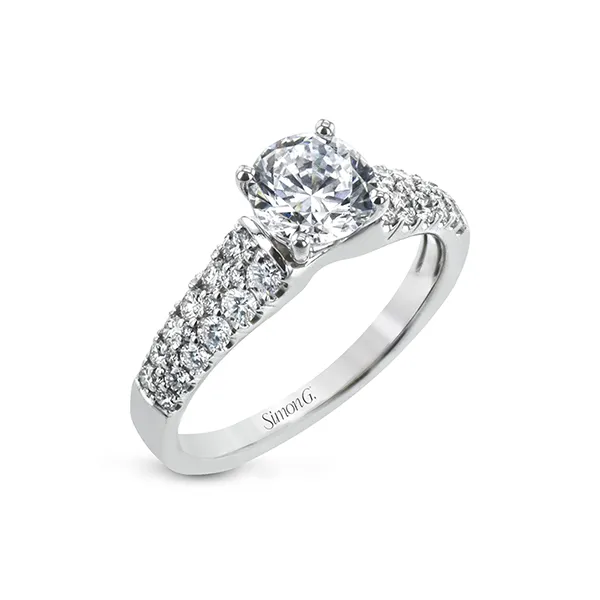 Platinum Semi-mount Engagement Ring Diamond Showcase Longview, WA