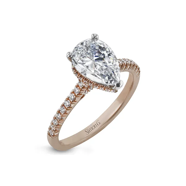 18k Rose Gold Semi-mount Engagement Ring Diamond Showcase Longview, WA