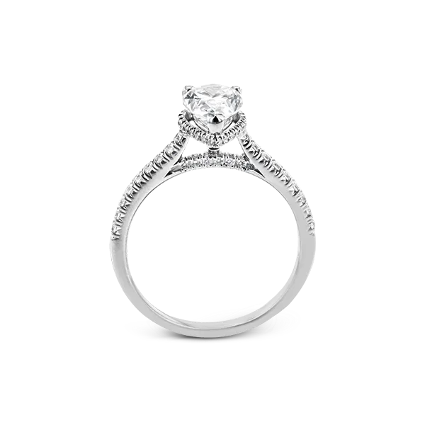 Platinum Semi-mount Engagement Ring Image 3 Diamond Showcase Longview, WA