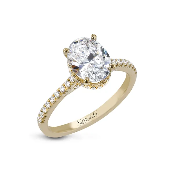 18k Yellow Gold Semi-mount Engagement Ring Diamond Showcase Longview, WA