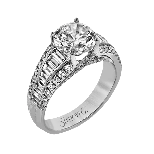 Platinum Semi-mount Engagement Ring Diamond Showcase Longview, WA