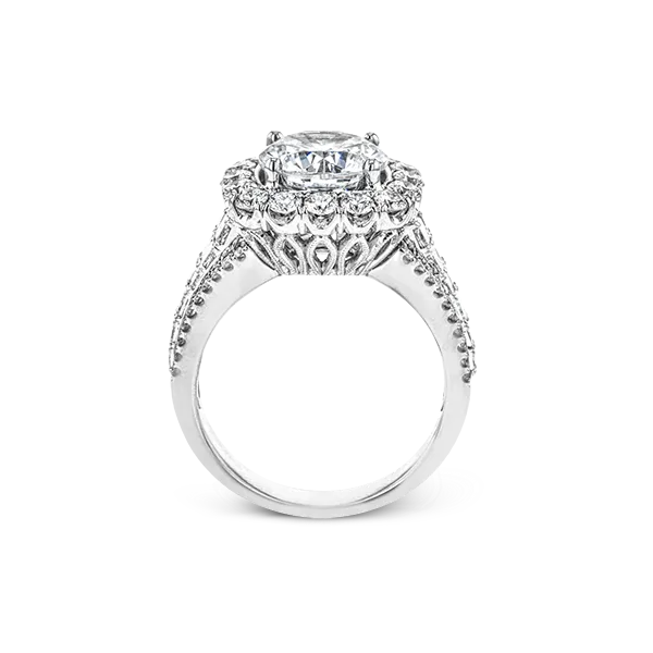 Platinum Semi-mount Engagement Ring Image 3 Diamond Showcase Longview, WA