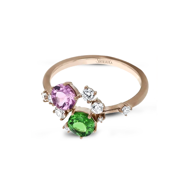 18k Rose Gold Gemstone Fashion Ring Image 2 Diamond Showcase Longview, WA