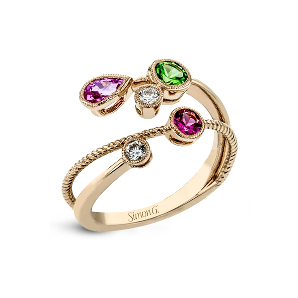 18k Rose Gold Gemstone Fashion Ring Diamonds Direct St. Petersburg, FL