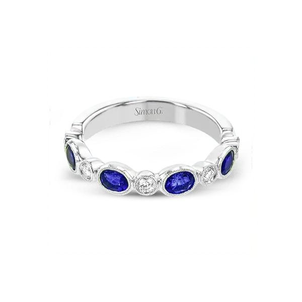 18k White Gold Gemstone Fashion Ring Image 2 Diamond Showcase Longview, WA