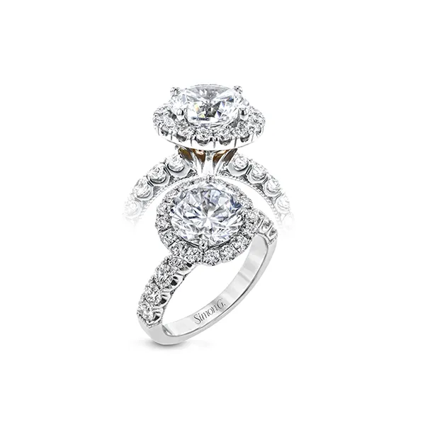 Platinum Semi-mount Engagement Ring Jim Bartlett Fine Jewelry Longview, TX