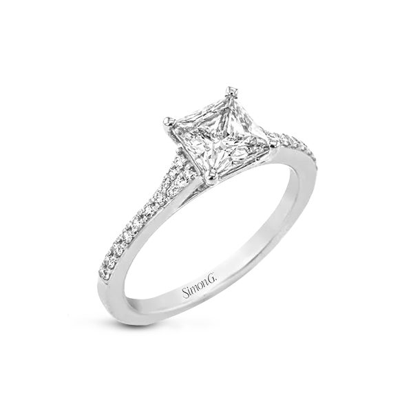 Platinum Semi-mount Engagement Ring Diamond Showcase Longview, WA