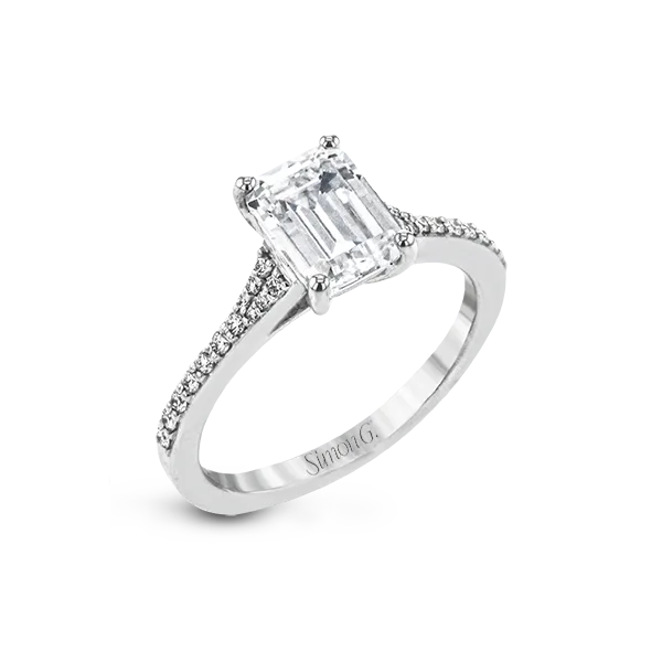 Platinum Semi-mount Engagement Ring The Diamond Shop, Inc. Lewiston, ID