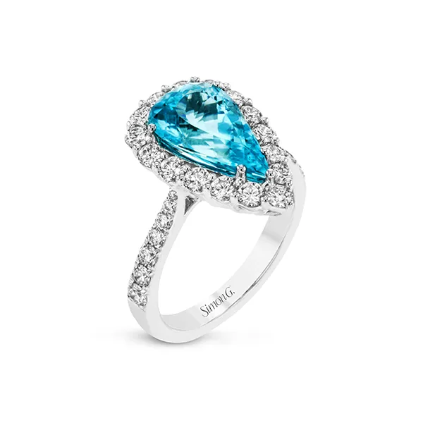 18k White Gold Gemstone Fashion Ring Diamond Showcase Longview, WA