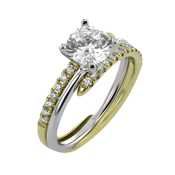 18k Two-tone Gold Wedding Set Diamond Showcase Longview, WA