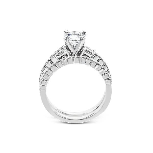 18k White Gold Wedding Set Image 3 Diamond Showcase Longview, WA