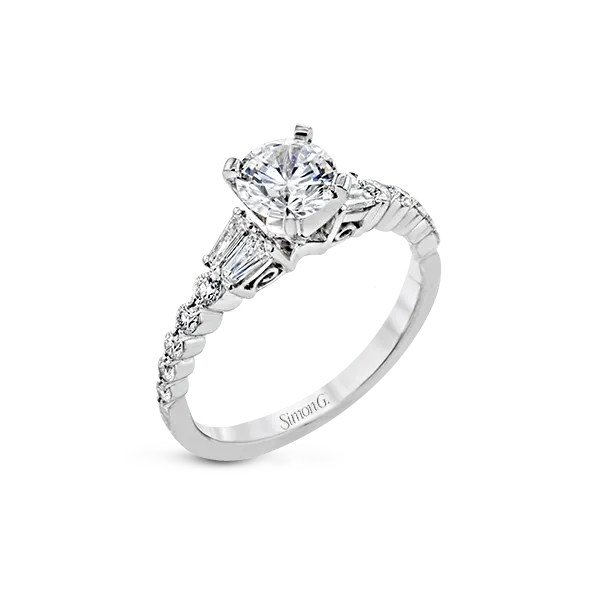 Platinum Semi-mount Engagement Ring Diamond Showcase Longview, WA