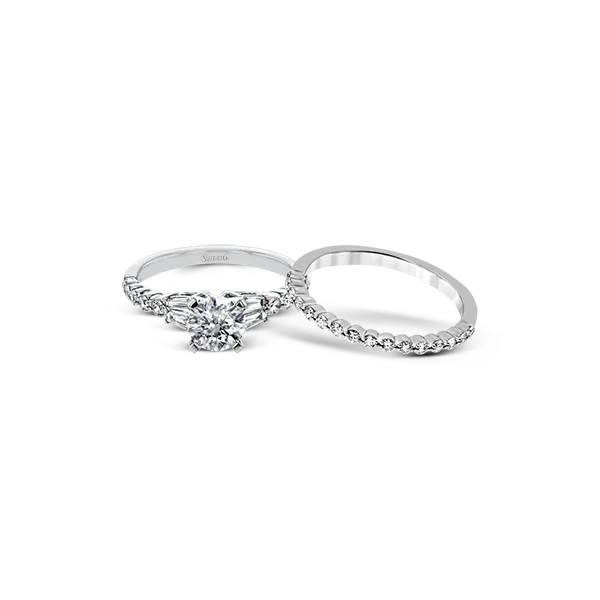 Platinum Wedding Set Image 2 Diamond Showcase Longview, WA