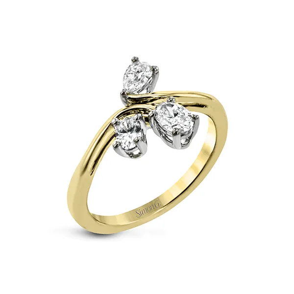 18k Two-tone Gold Diamond Fashion Ring Diamond Showcase Longview, WA