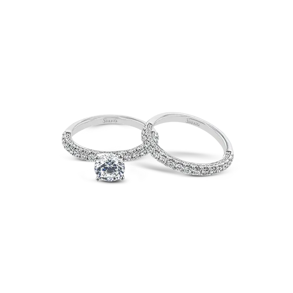 18k White Gold Engagement Ring Image 2 Diamond Showcase Longview, WA