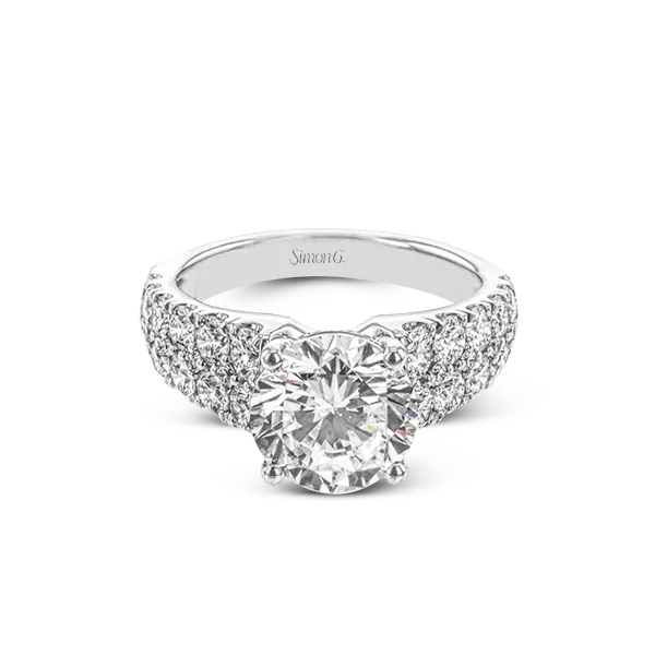 Platinum Semi-mount Engagement Ring Image 2 James & Williams Jewelers Berwyn, IL