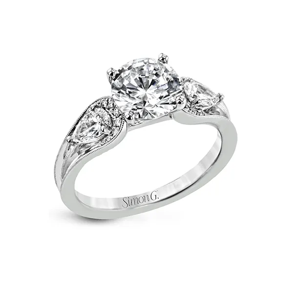 Platinum Semi-mount Engagement Ring Diamond Showcase Longview, WA
