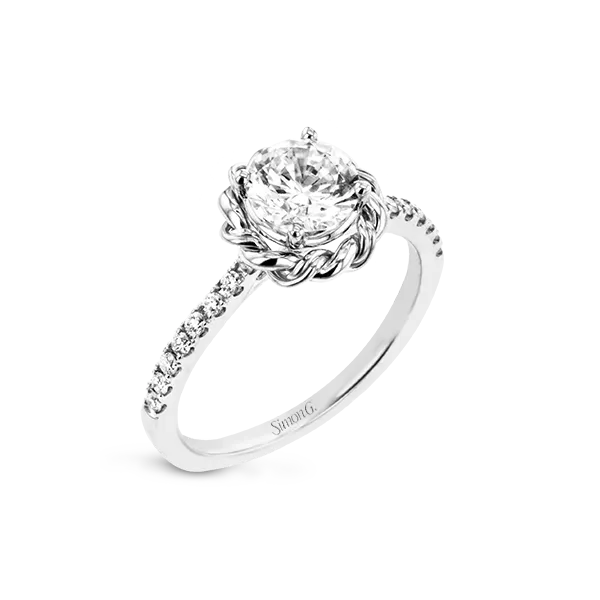 Platinum Semi-mount Engagement Ring Diamonds Direct St. Petersburg, FL