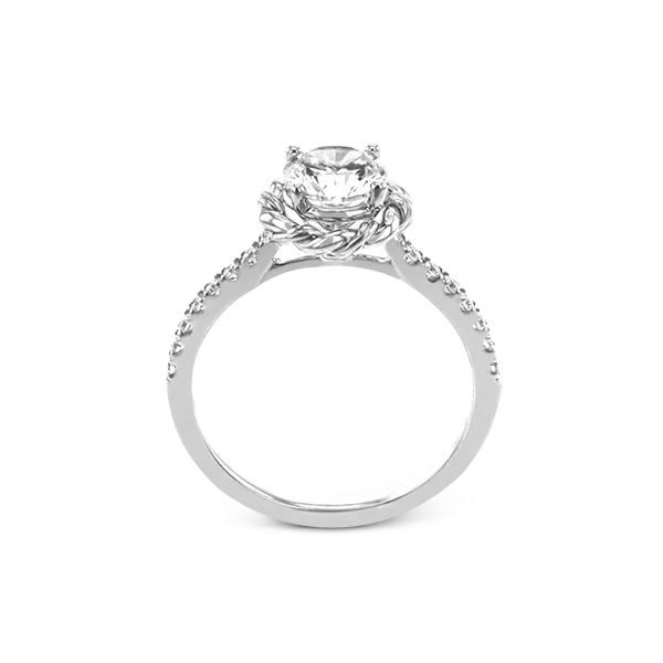 Platinum Semi-mount Engagement Ring Image 3 Diamonds Direct St. Petersburg, FL